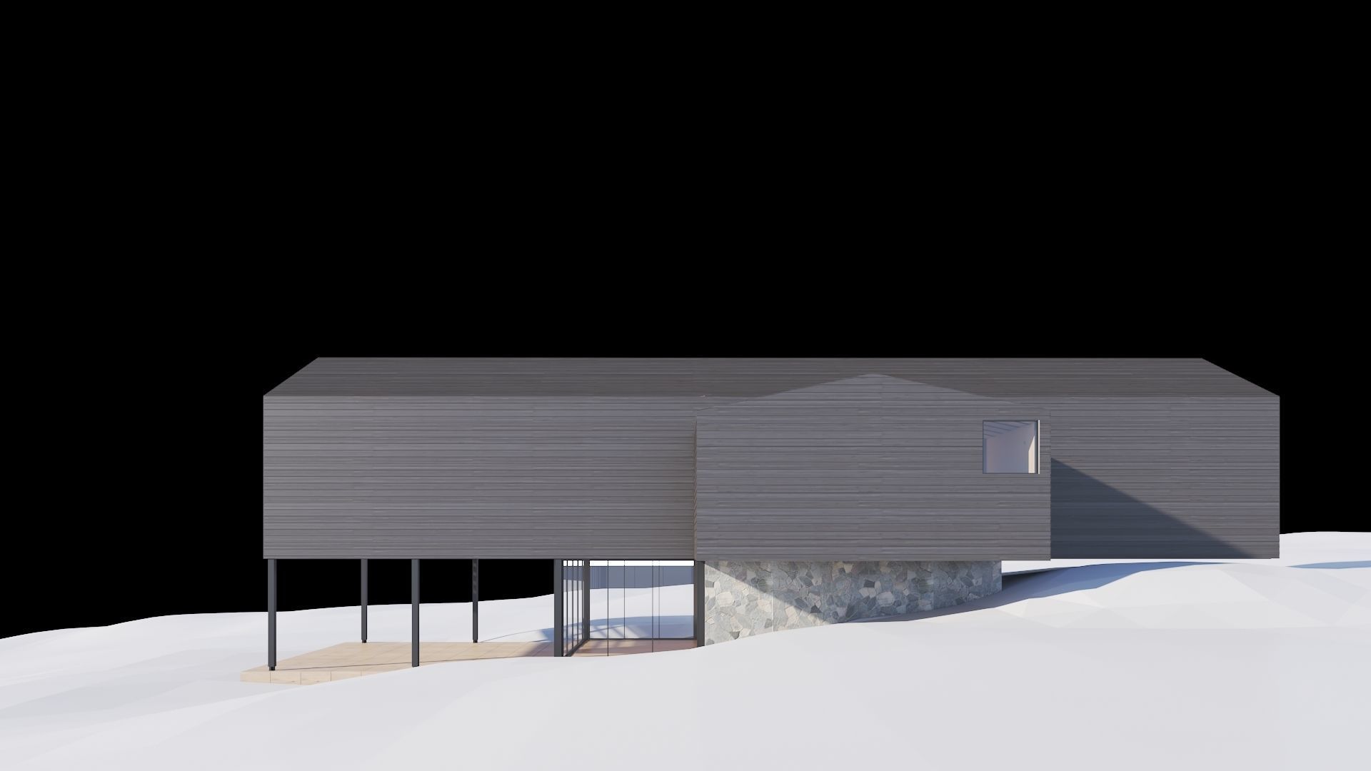 Cabin in the Woods 3D model_7