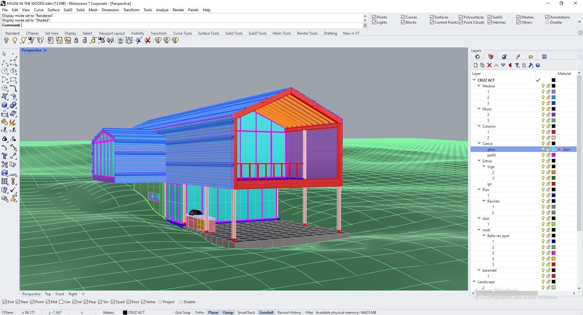 Cabin in the Woods 3D model_12