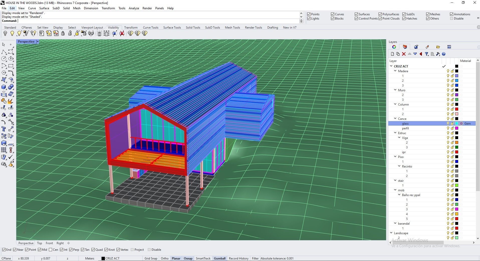 Cabin in the Woods 3D model_13