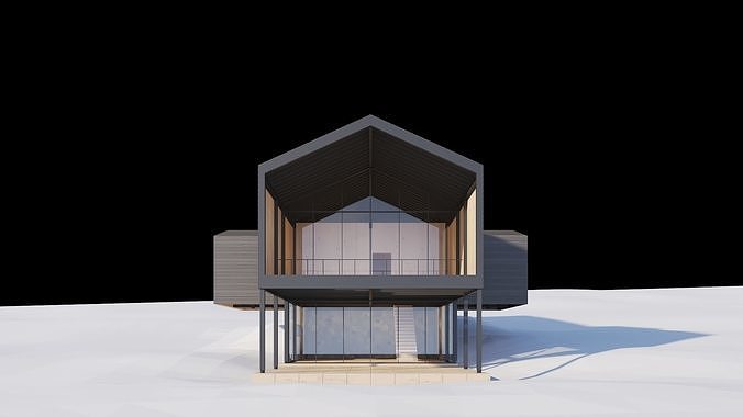 Cabin in the Woods 3D model 5