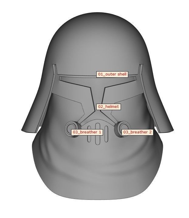 Clone Flametrooper Full Size helmet and One12 STL files 3D print model_1