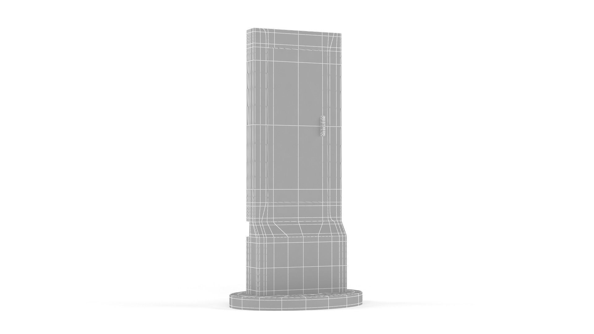 Electronic Kiosk 3D model_16