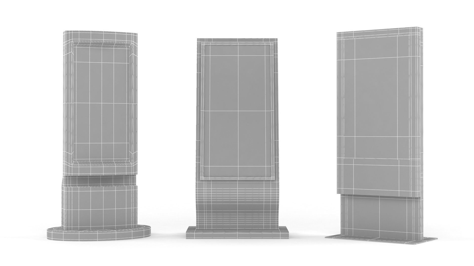 Electronic Kiosk 3D model_13