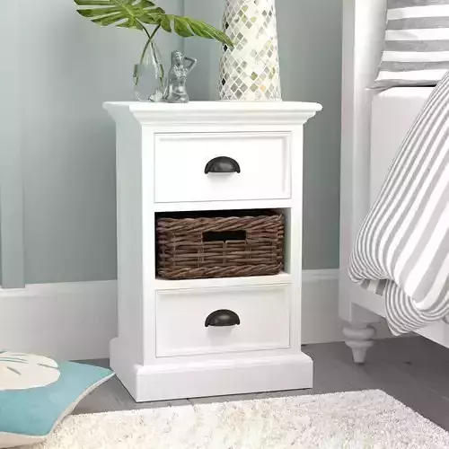 Gerold Drawer Bedside Table 3D model