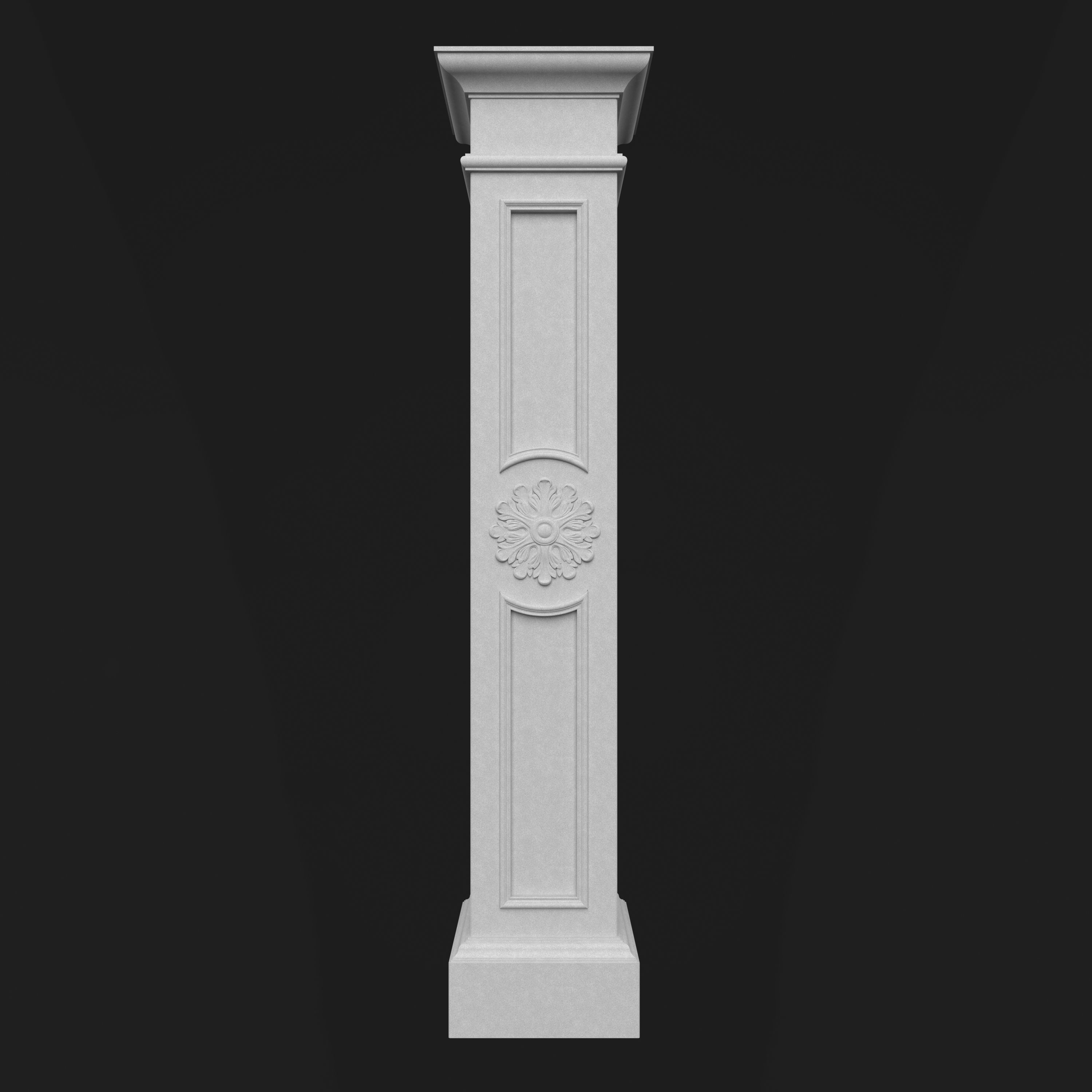 Column Decorative 22 3D model_4
