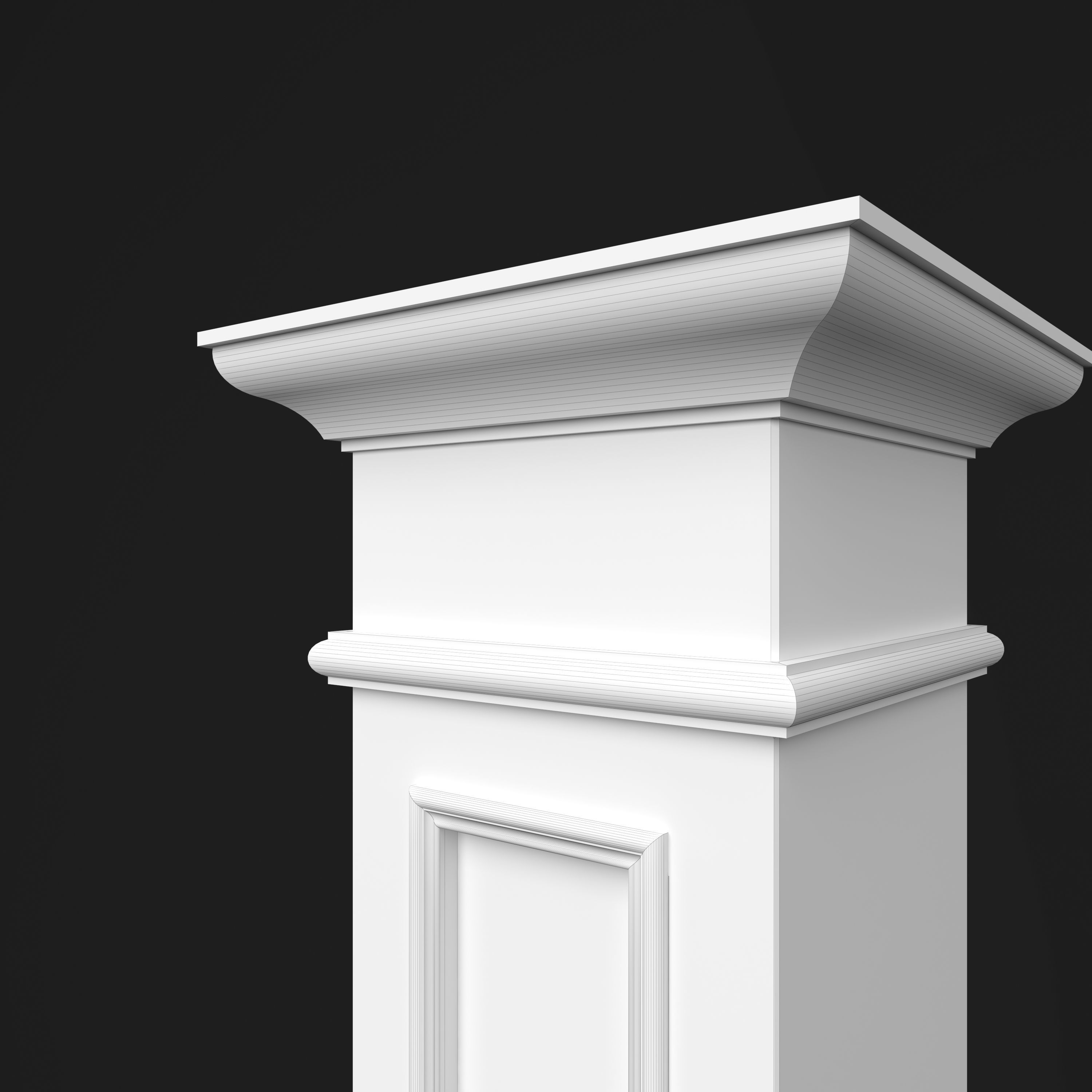 Column Decorative 22 3D model_11
