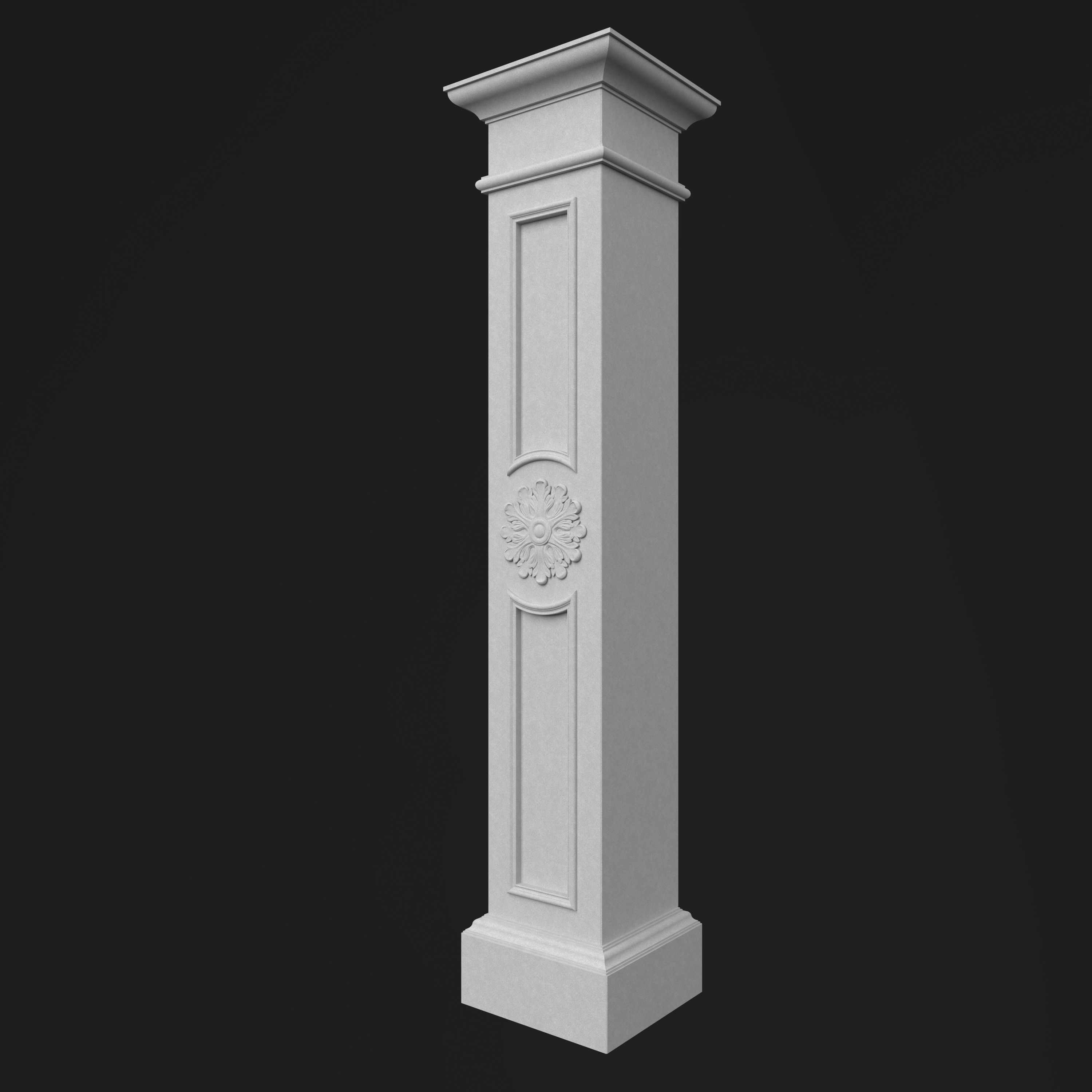 Column Decorative 22 3D model_8