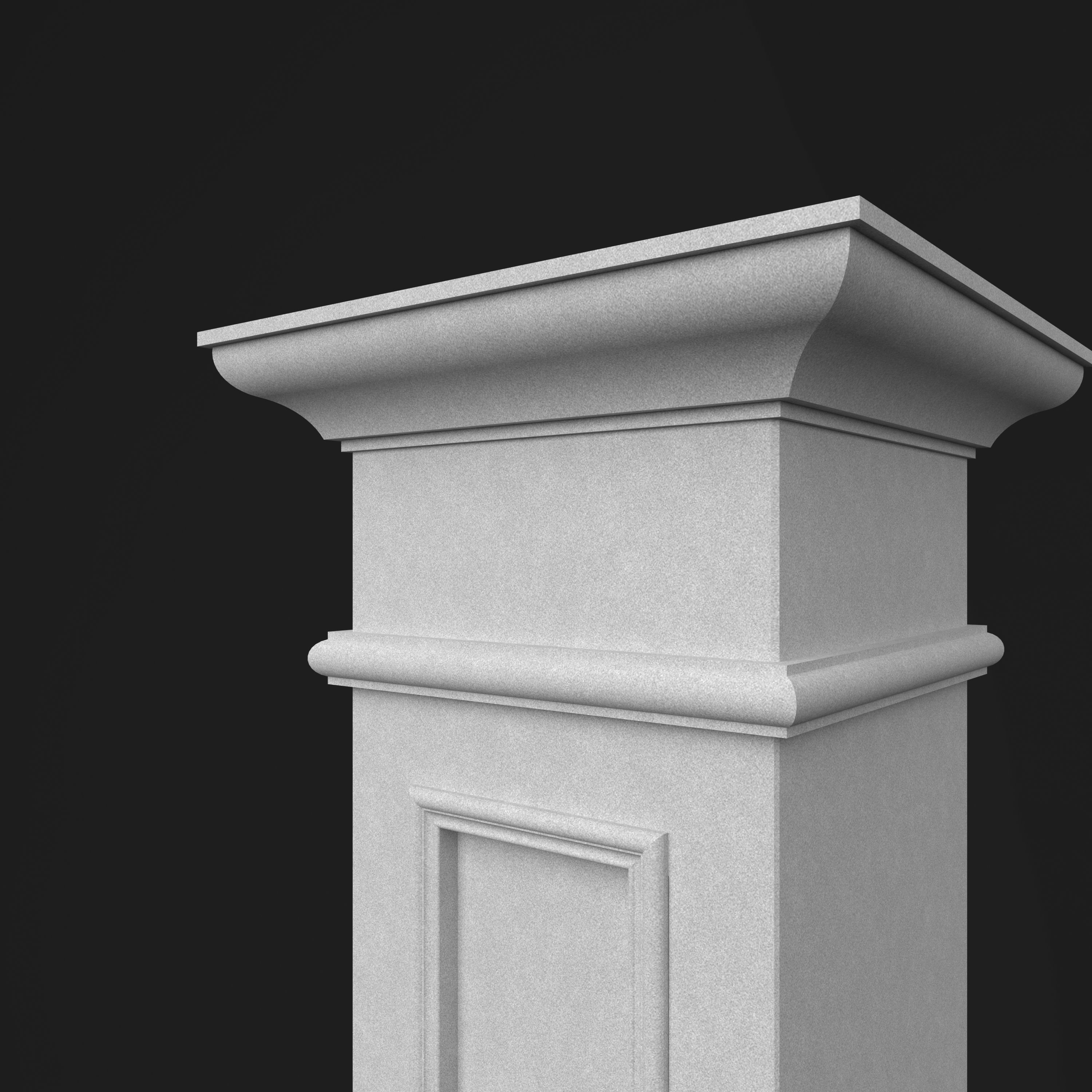 Column Decorative 22 3D model_10