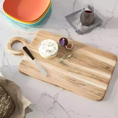 Brayden Studio Sidell Acacia Wood Cutting Board