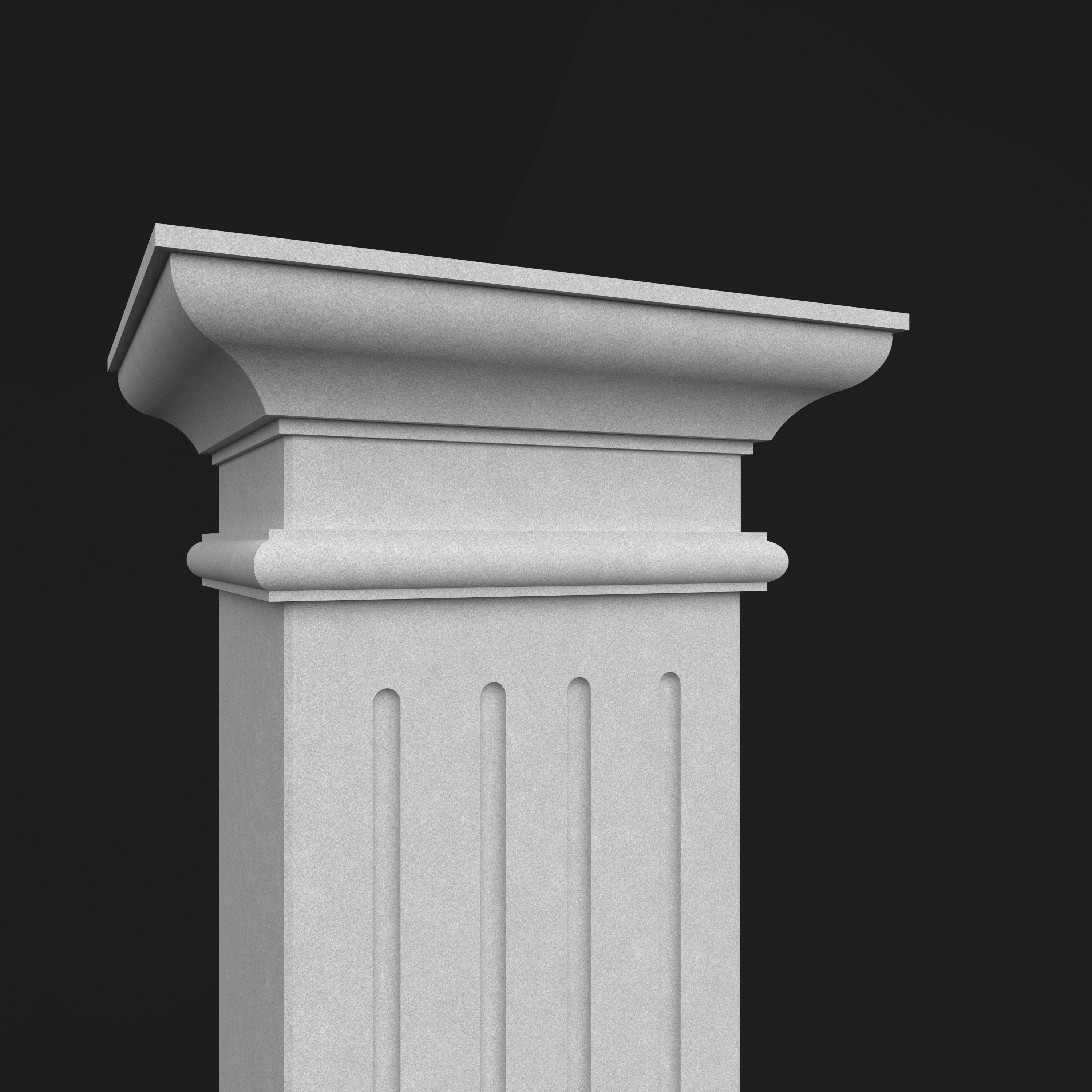 Column Decorative 23 3D model_2