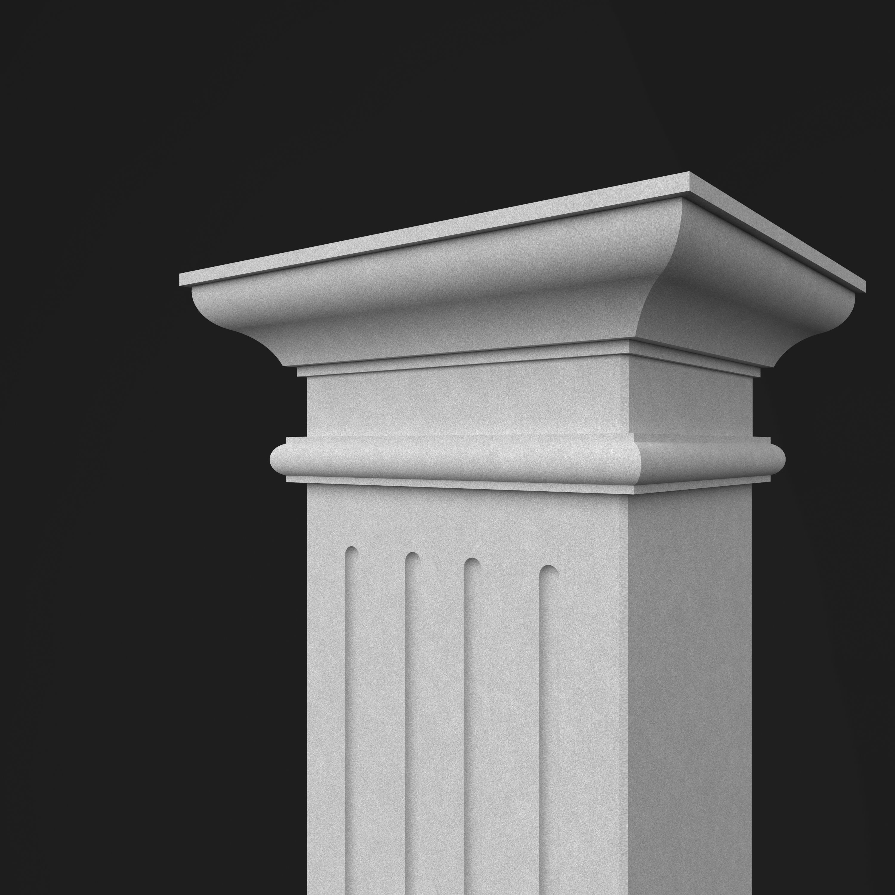 Column Decorative 23 3D model_10