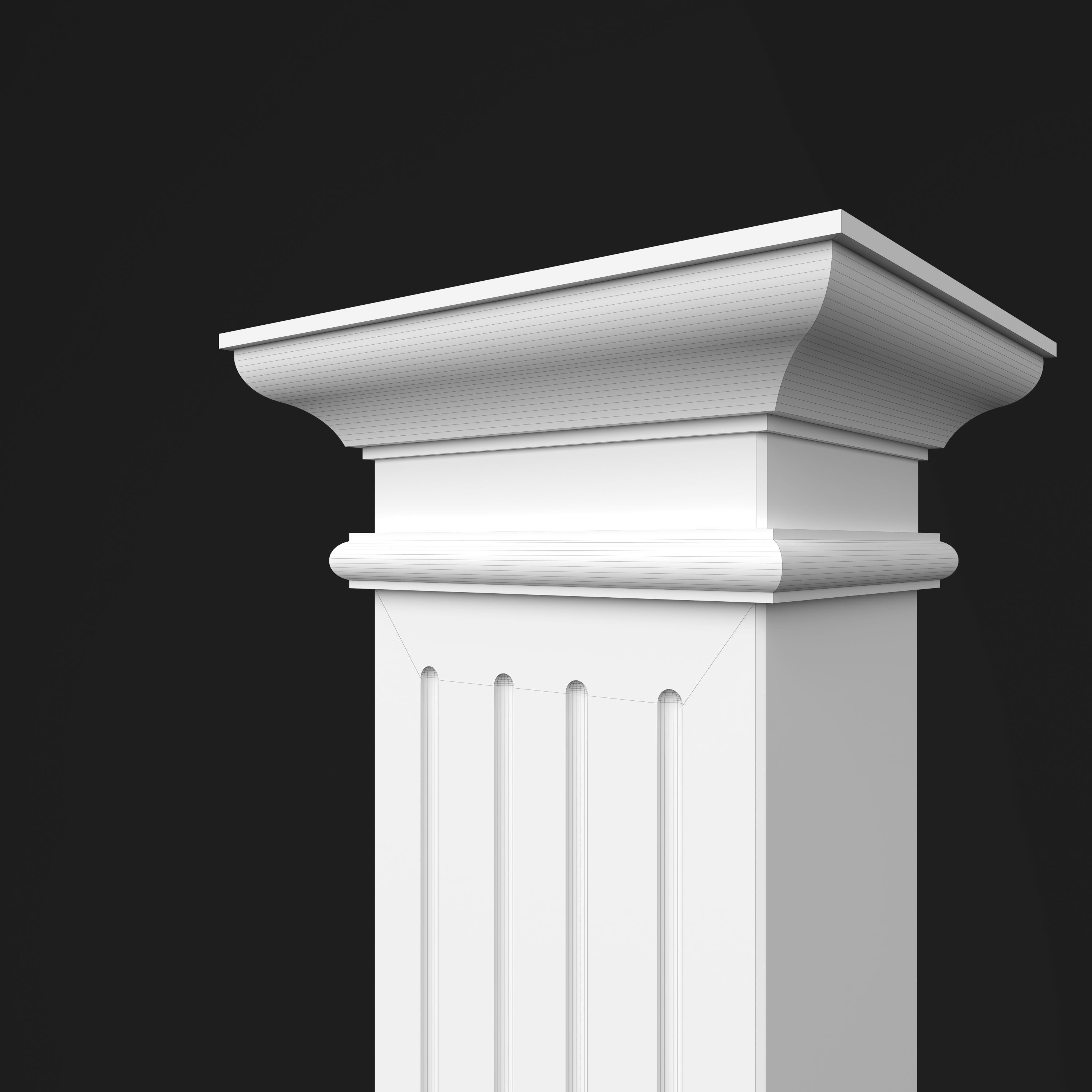 Column Decorative 23 3D model_11