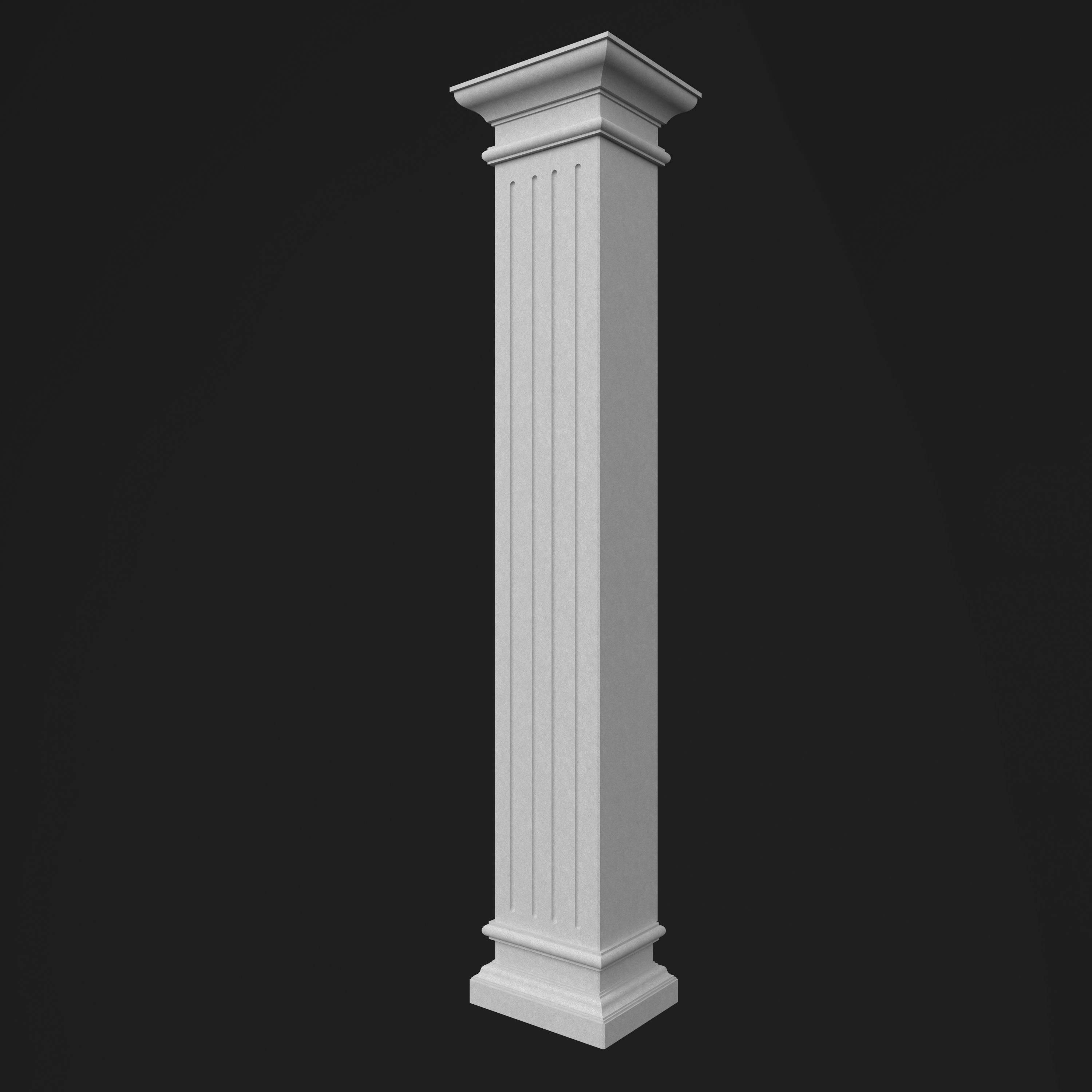 Column Decorative 23 3D model_8