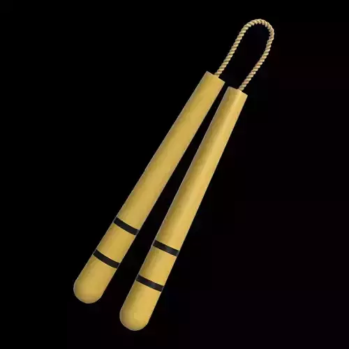 Nunchaku in yellow