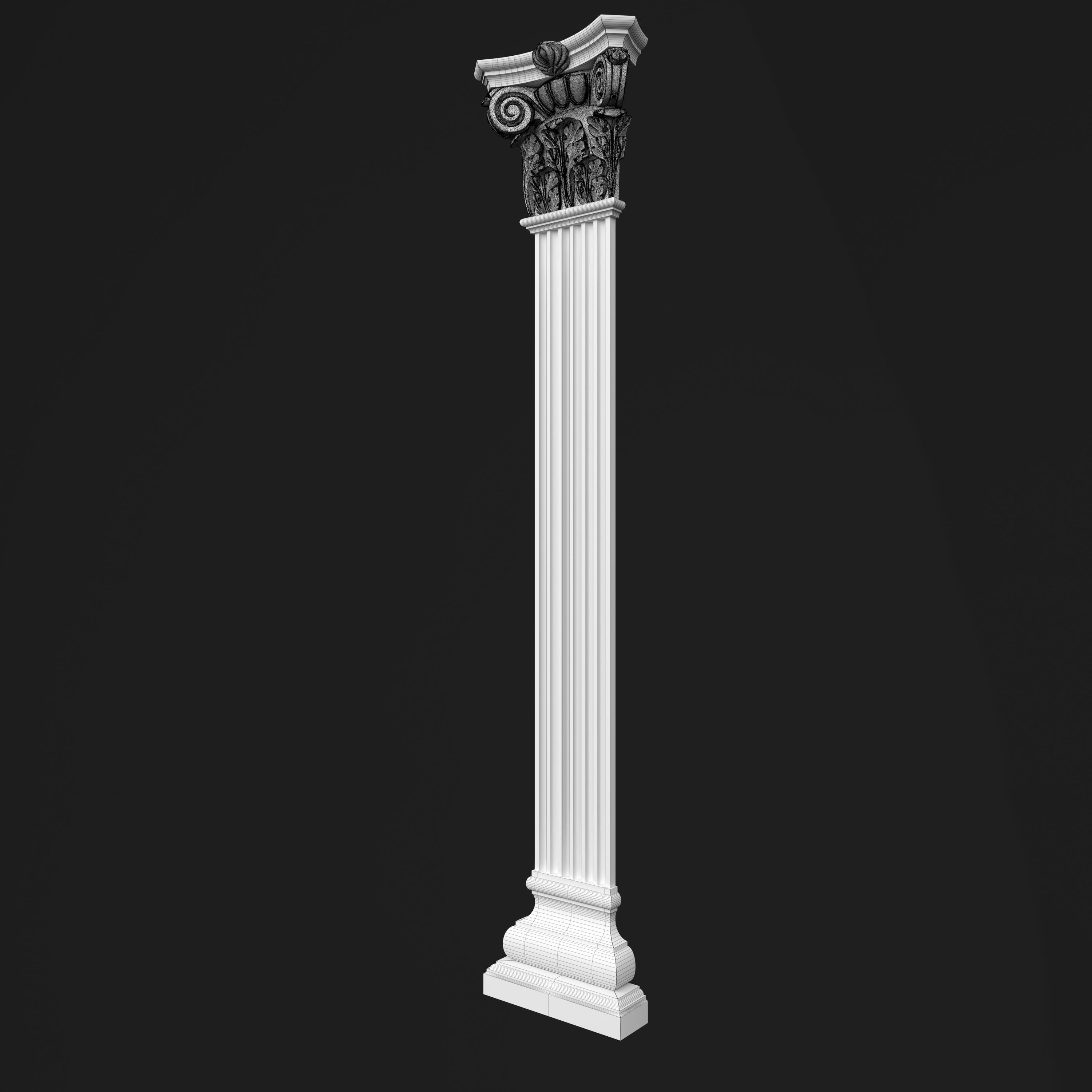 Column Decorative 24 3D model_9