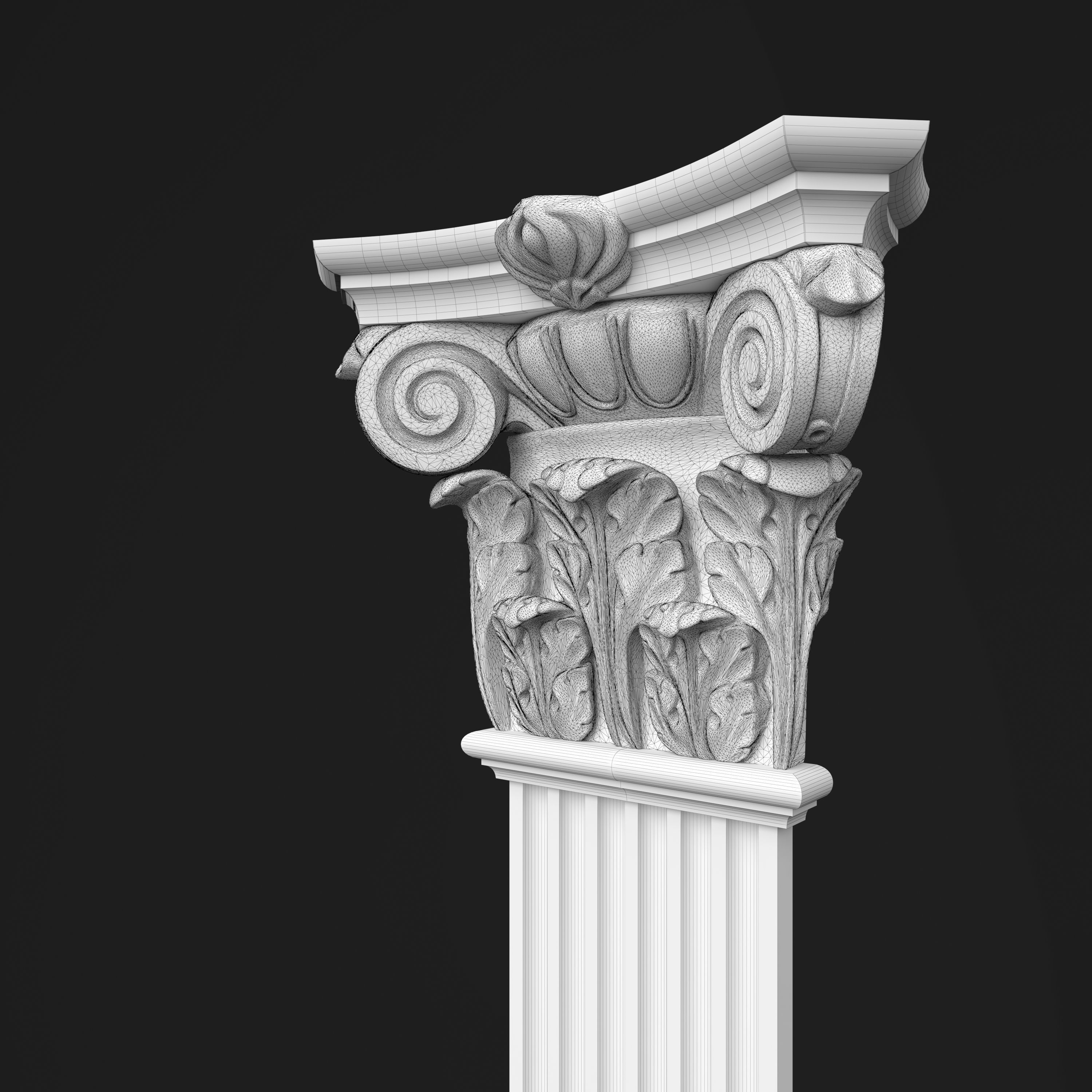 Column Decorative 24 3D model_11