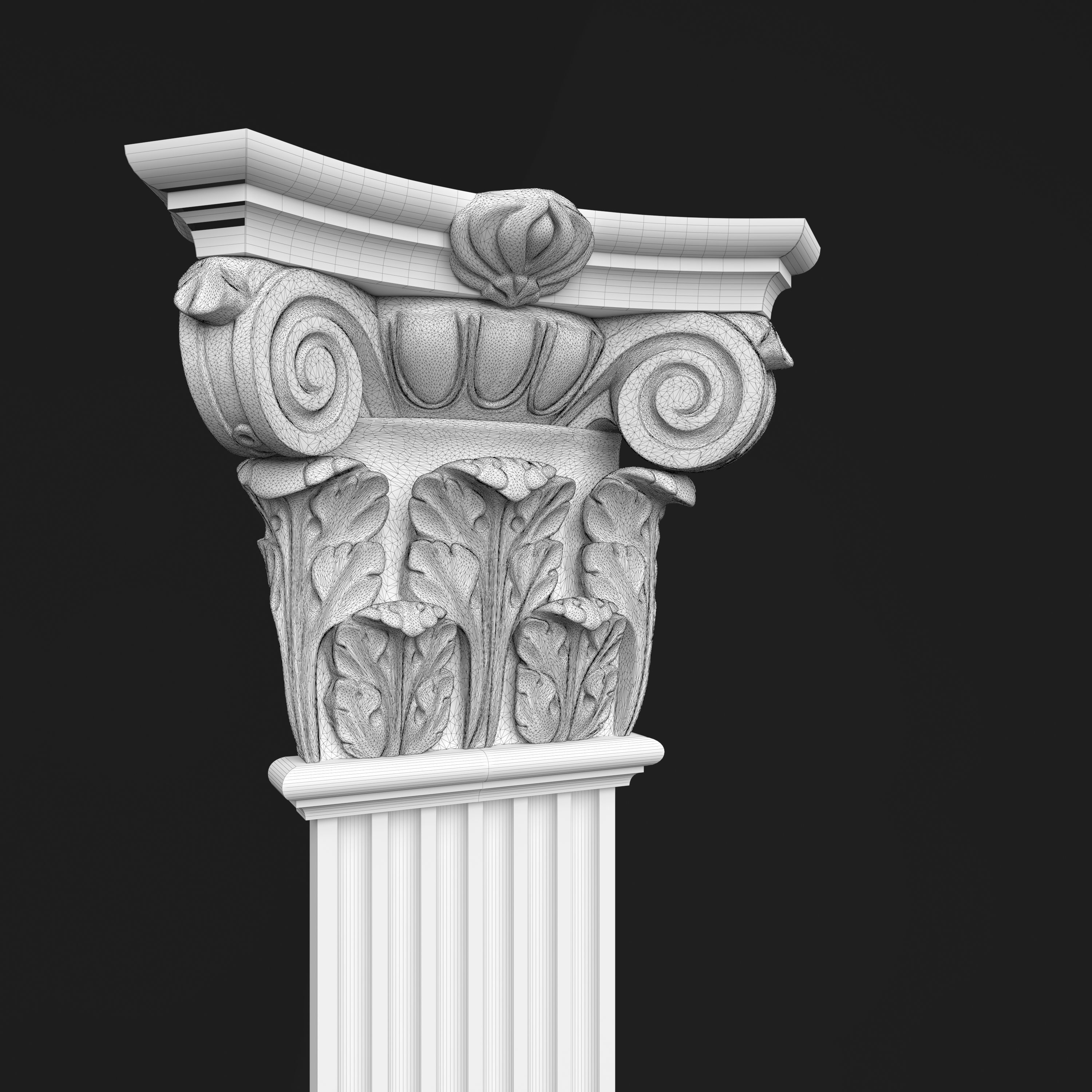Column Decorative 24 3D model_3