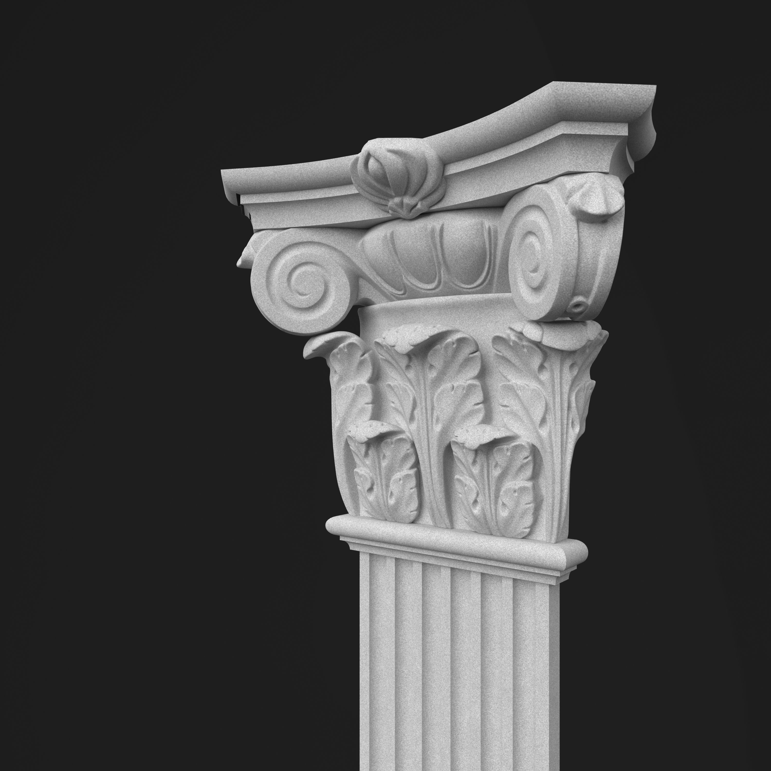 Column Decorative 24 3D model_10