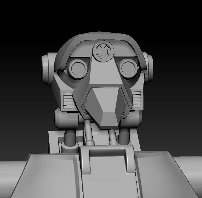 Super Tactical Droid Articulation One12 STL files 3D print model_1