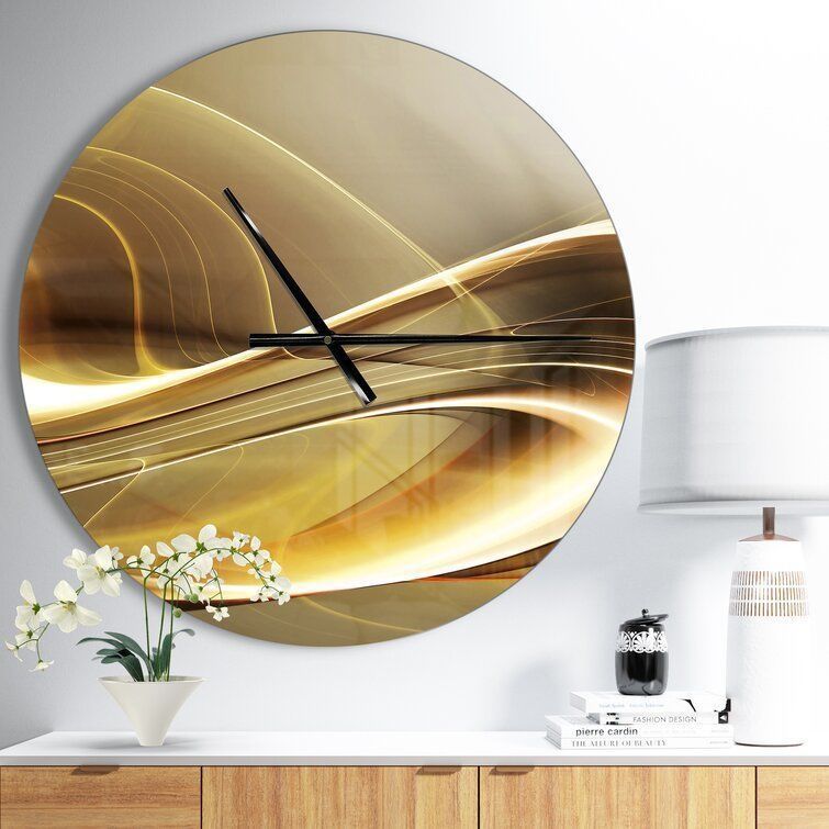 Burnette Elegant Modern Sofa Wall Clock Free 3D model_4