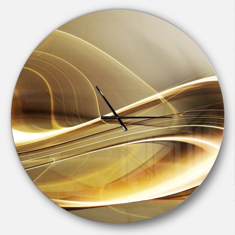 Burnette Elegant Modern Sofa Wall Clock Free 3D model_1