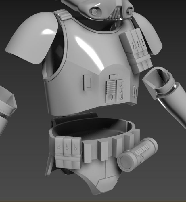 Imperial Navy Commando Full Size Props 3D STL Files 3D print model_2