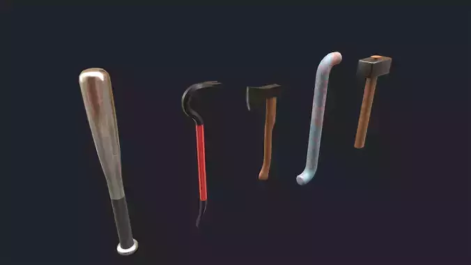 PBR melee weapons game ready