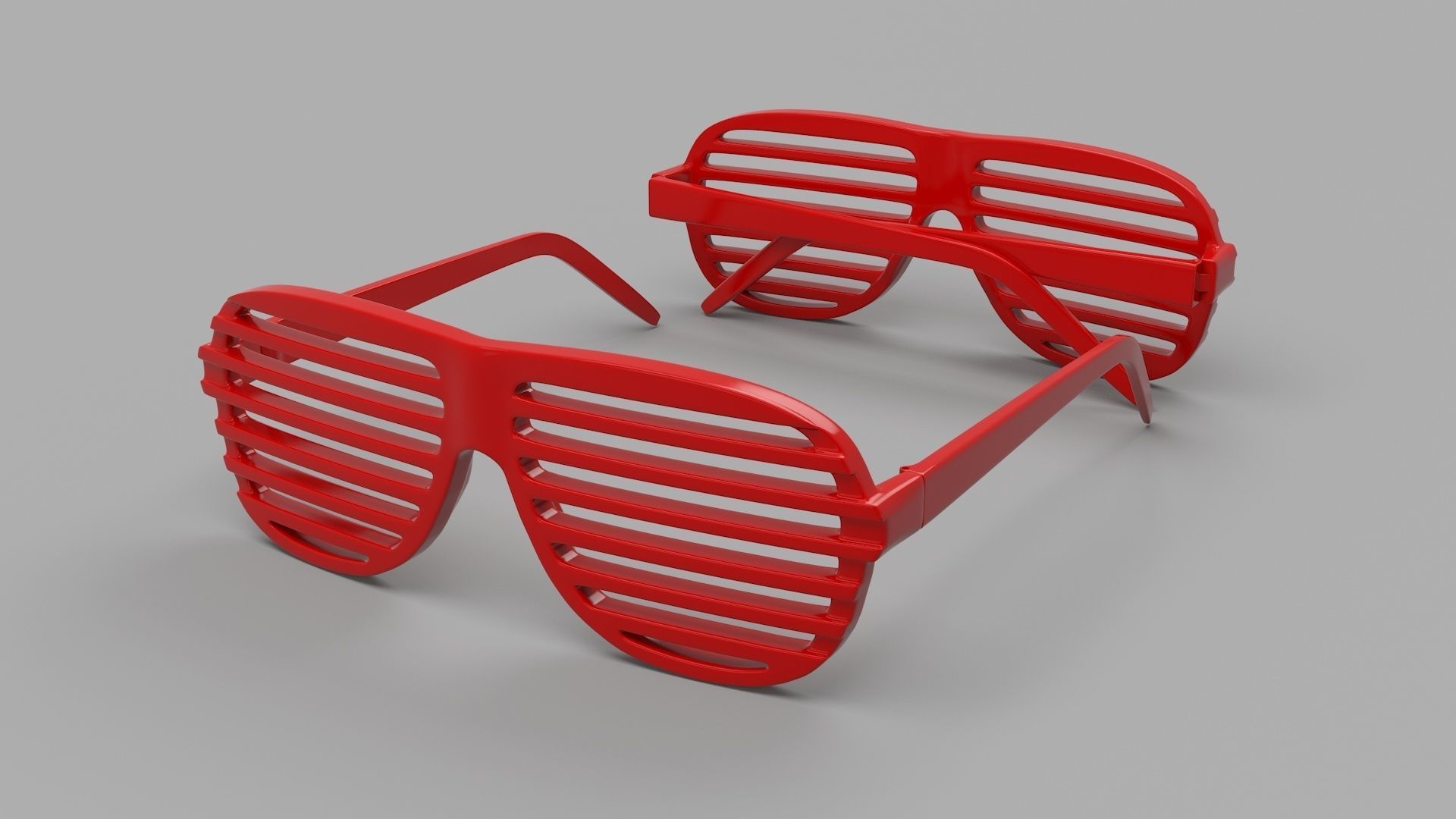 Shutter Shade Sunglass 3D print model_1