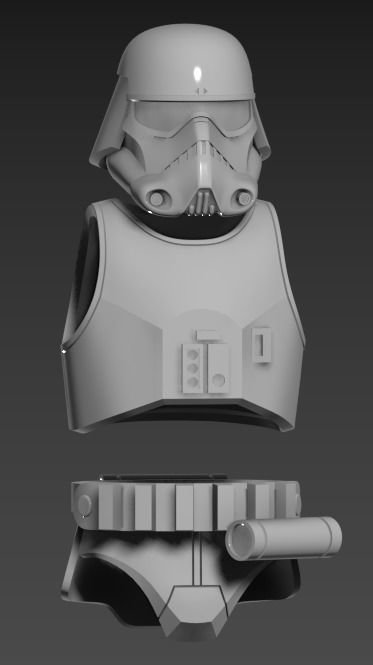 Imperial Navy Commando One12 armor 3d STL files 3D print model_2