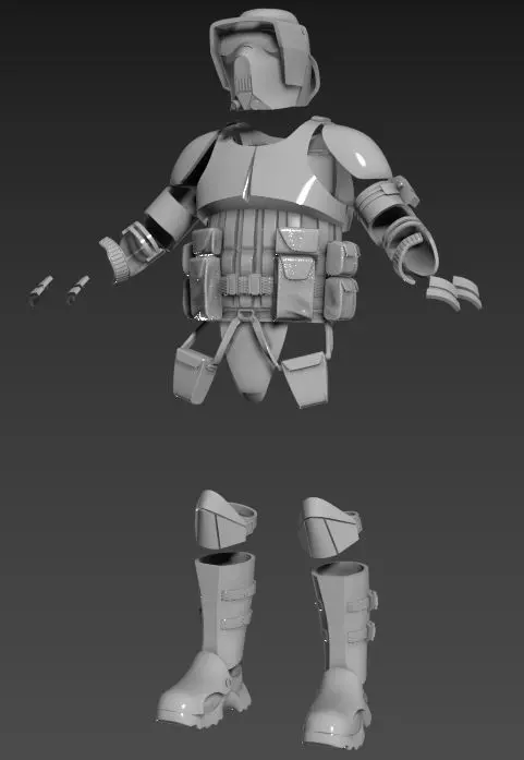 Kashyyyk Trooper One12 STL 3d print files 3D print model_0
