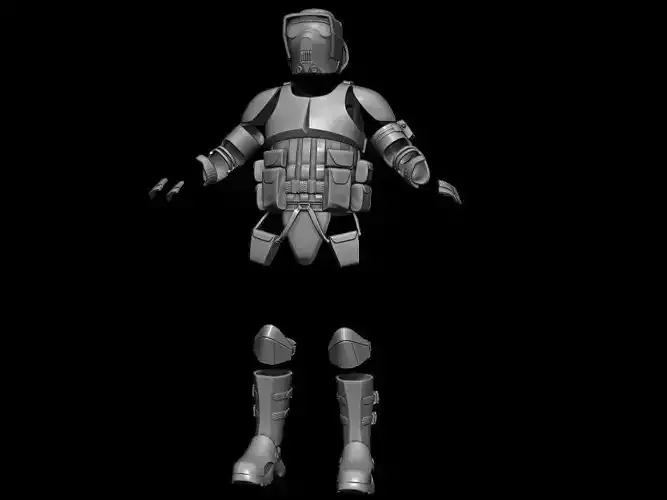 Kashyyyk Trooper Full Size Props 3D STL Files 3D print model Kashyyyk Trooper Full Size Props 3D STL Files 3D print model