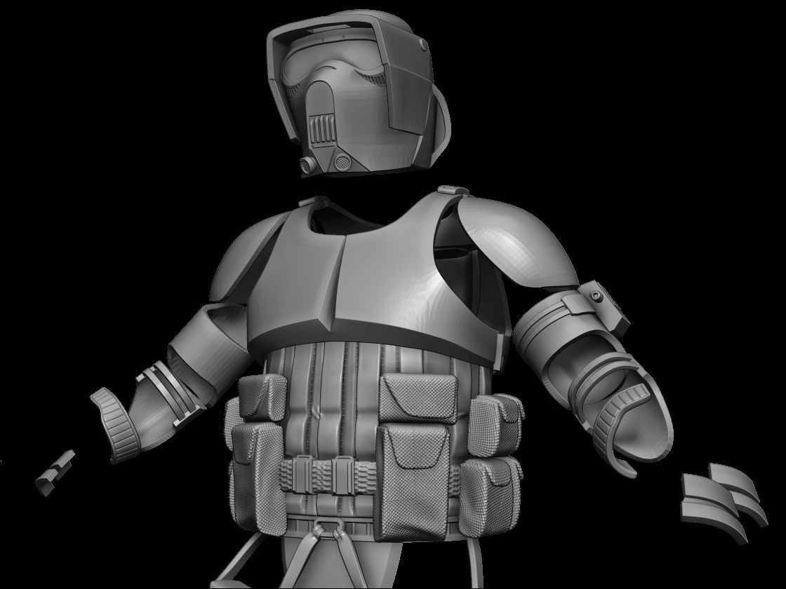 Kashyyyk Trooper Full Size Props 3D STL Files 3D print model_2