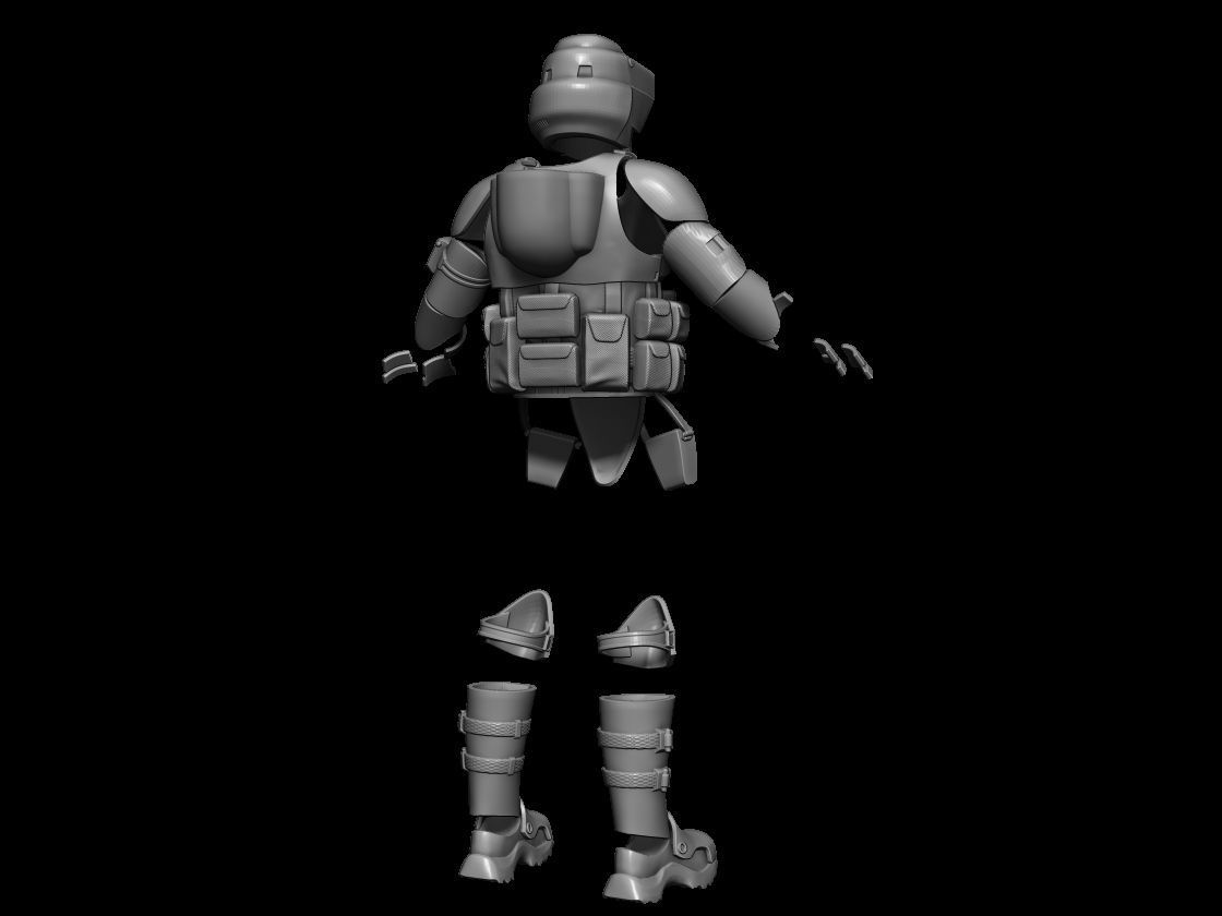 Kashyyyk Trooper Full Size Props 3D STL Files 3D print model_1