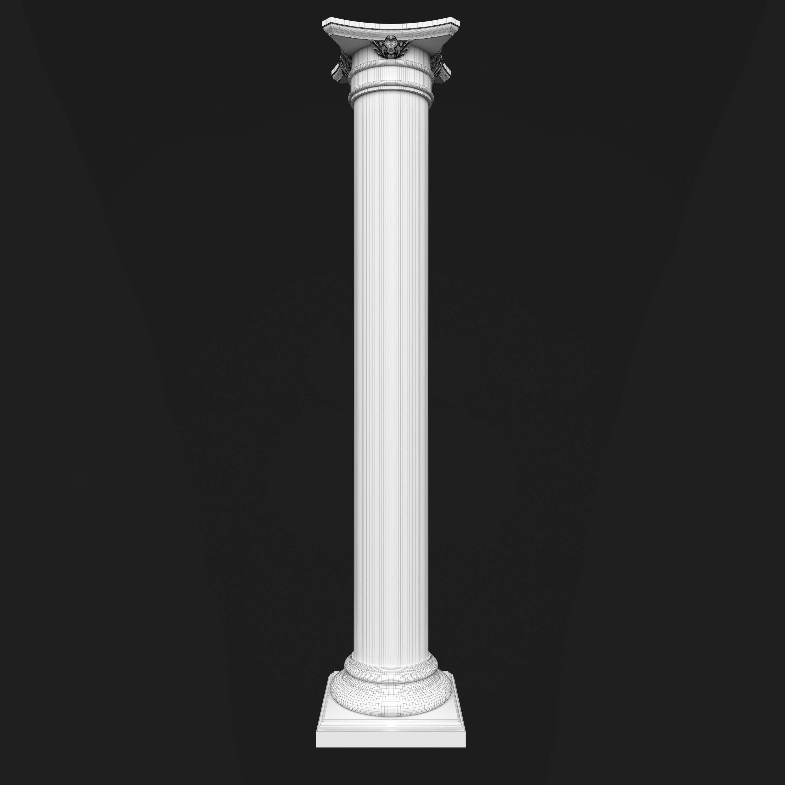 Column Decorative 25 3D model_5