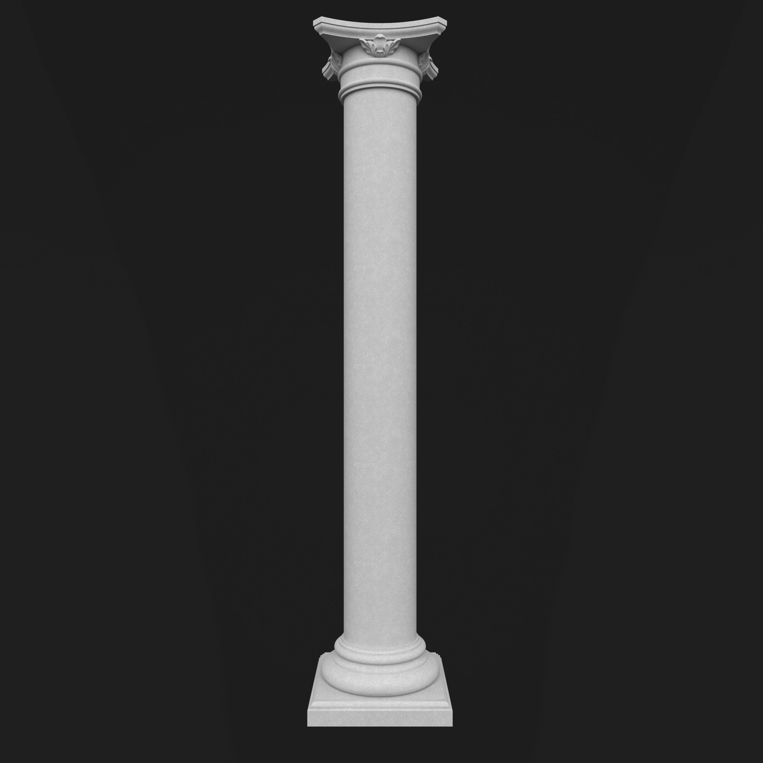 Column Decorative 25 3D model_4