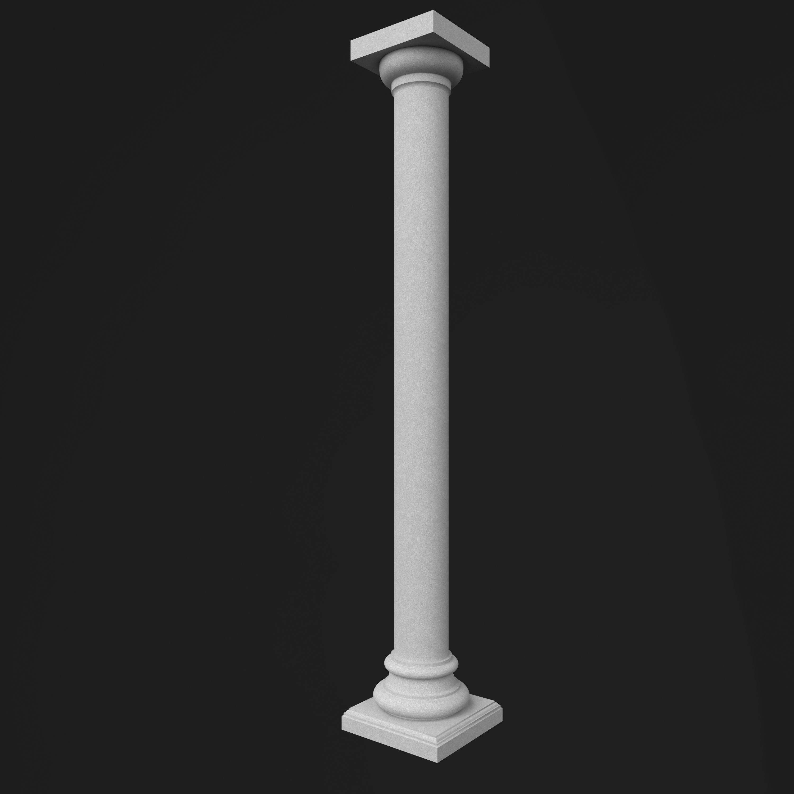 Column Decorative 26 3D model_8