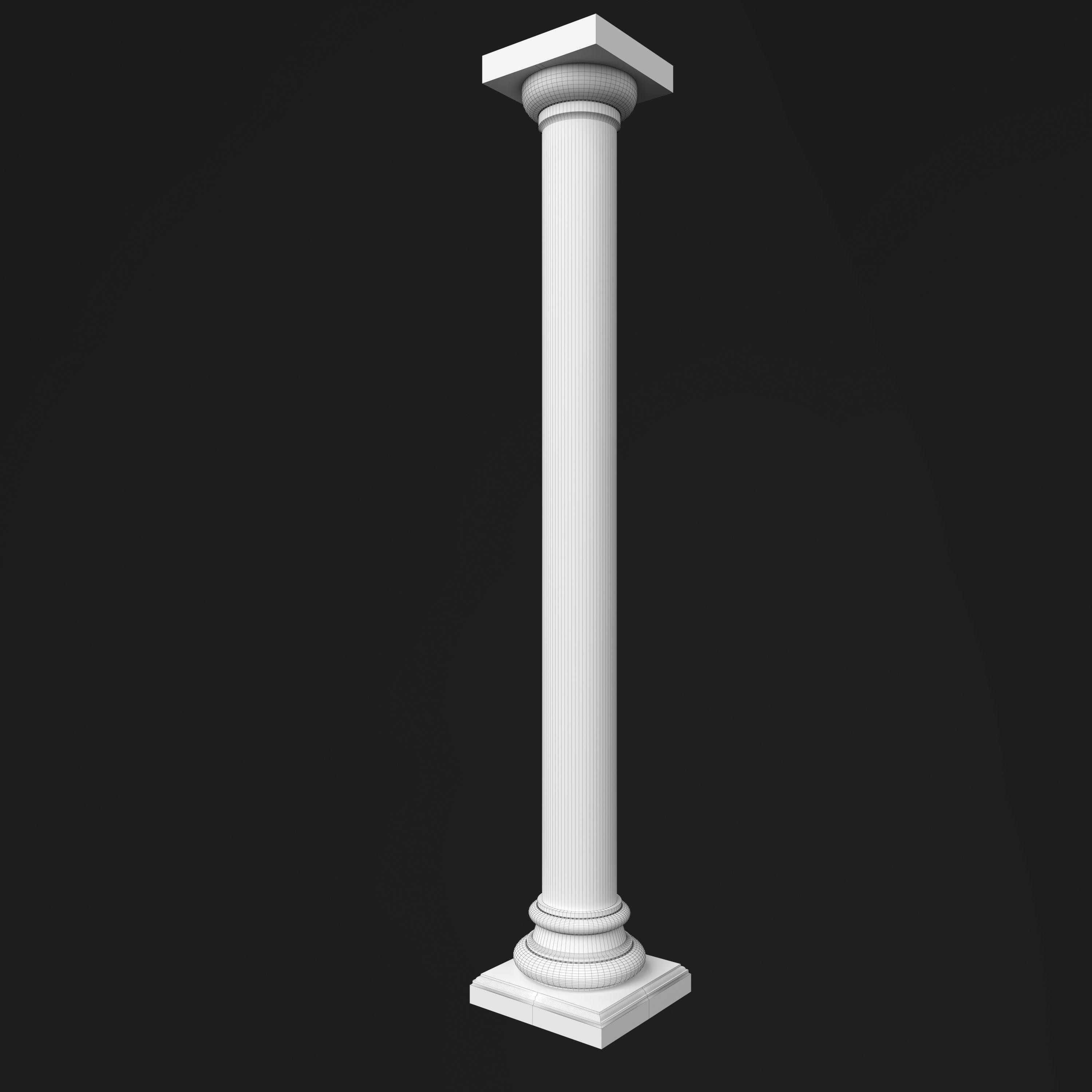 Column Decorative 26 3D model_9