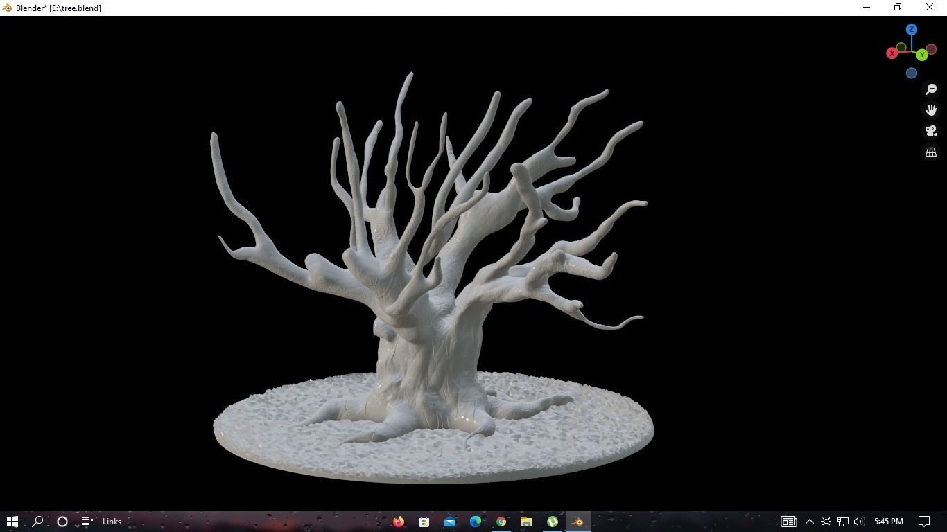 Old Tree 3D print model_10