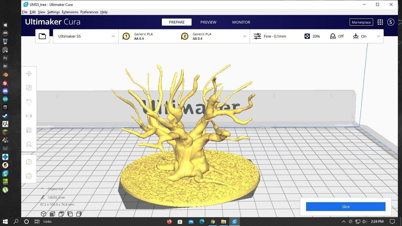 Old Tree 3D print model_2