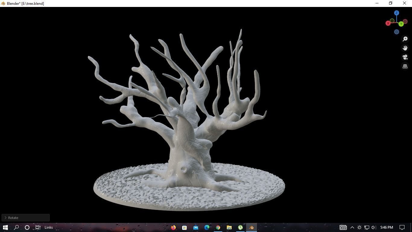 Old Tree 3D print model_6