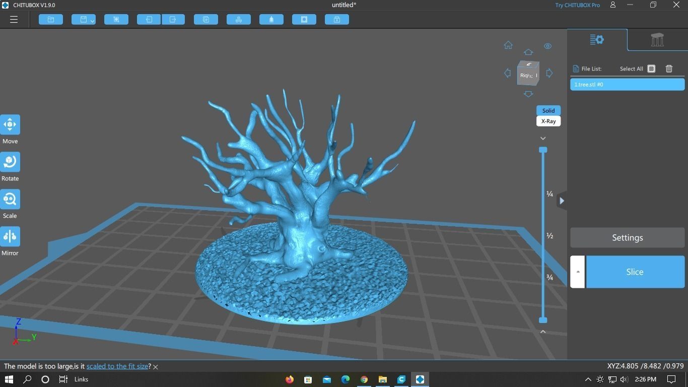 Old Tree 3D print model_4