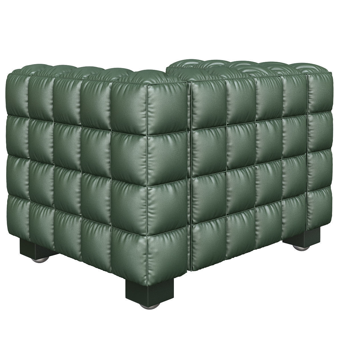 Armchair Kubus 3d model Low-poly 3D model_2