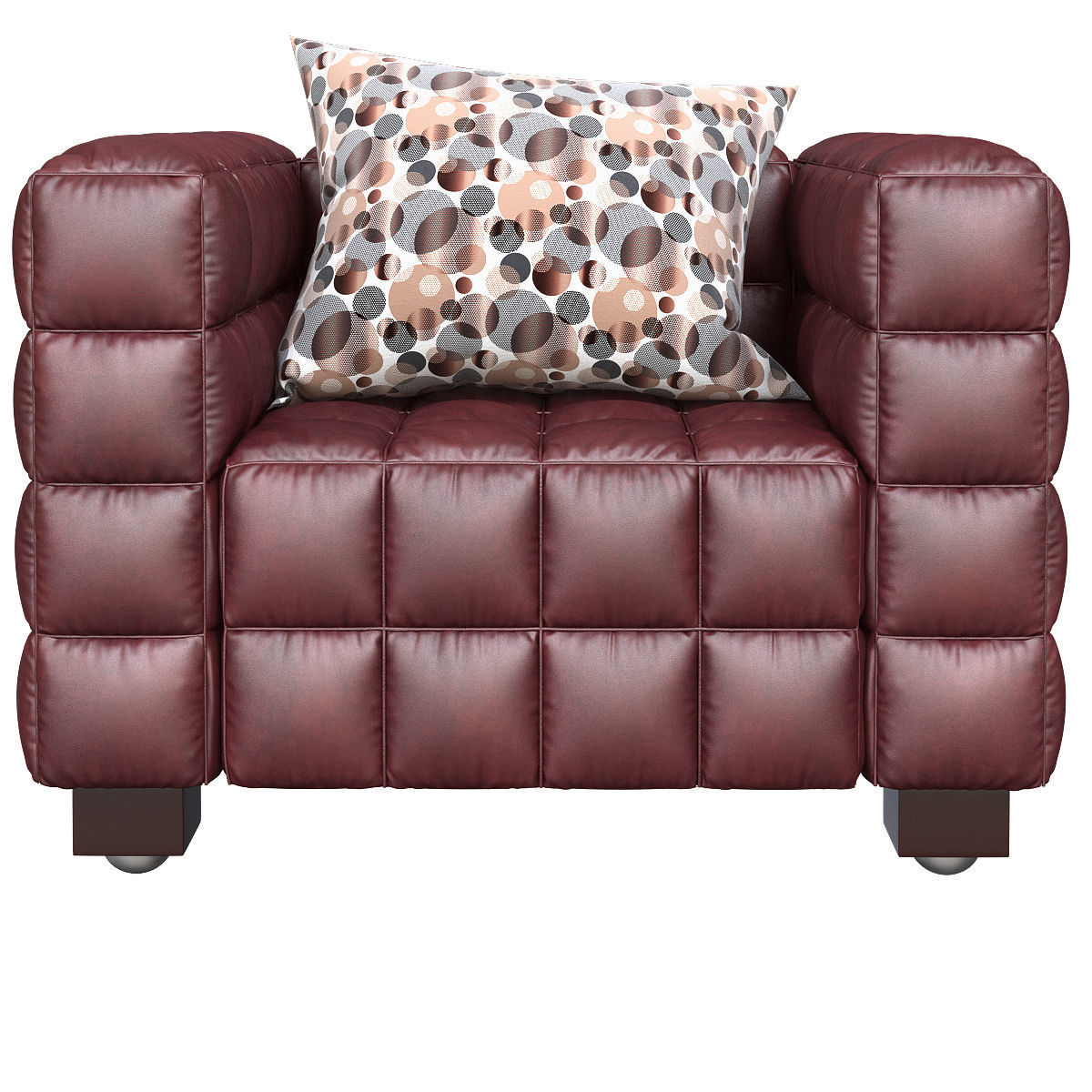 Armchair Kubus 3d model Low-poly 3D model_5