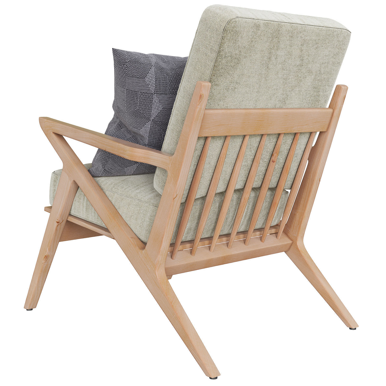 Joybird Soto Chair 3 options 3d model Low-poly 3D model_1