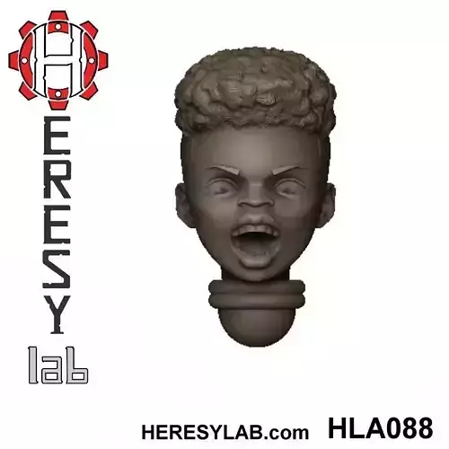 Heresylab - Female Sci-Fi heads for conversions SET 6 of 21