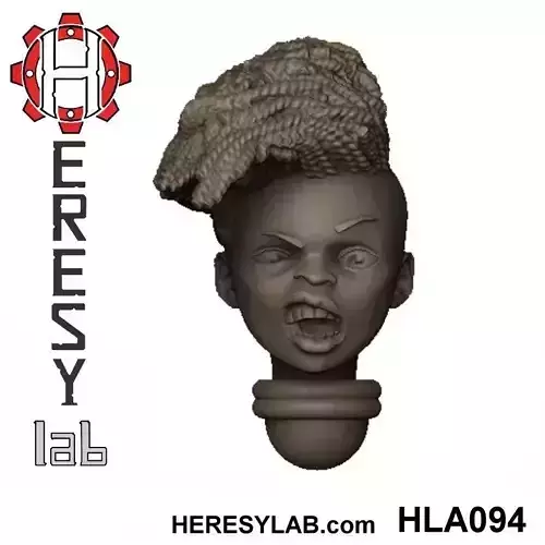Heresylab - Female Sci-Fi heads for conversions SET 7 of 21