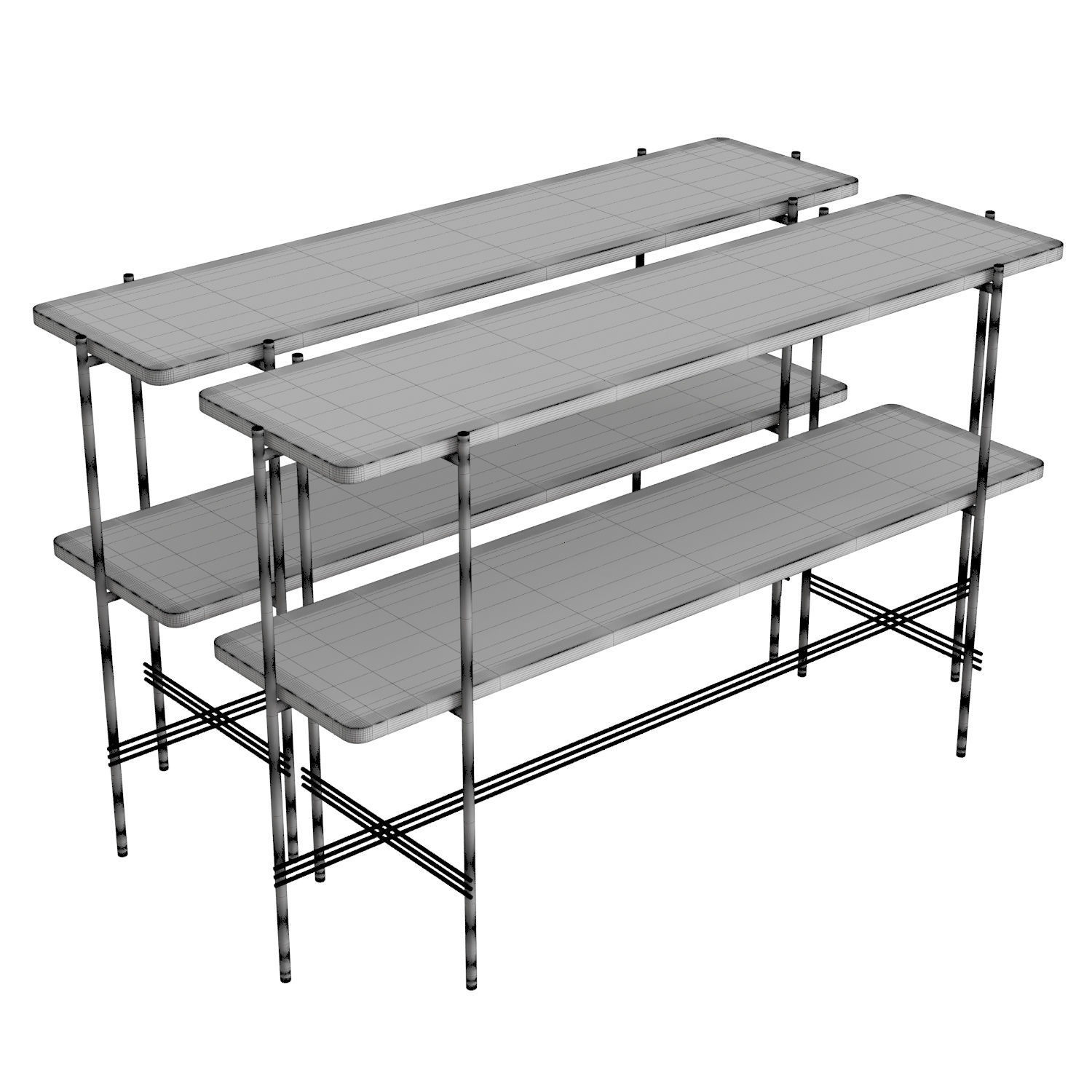 TS Console 2 Rack 3D model_4