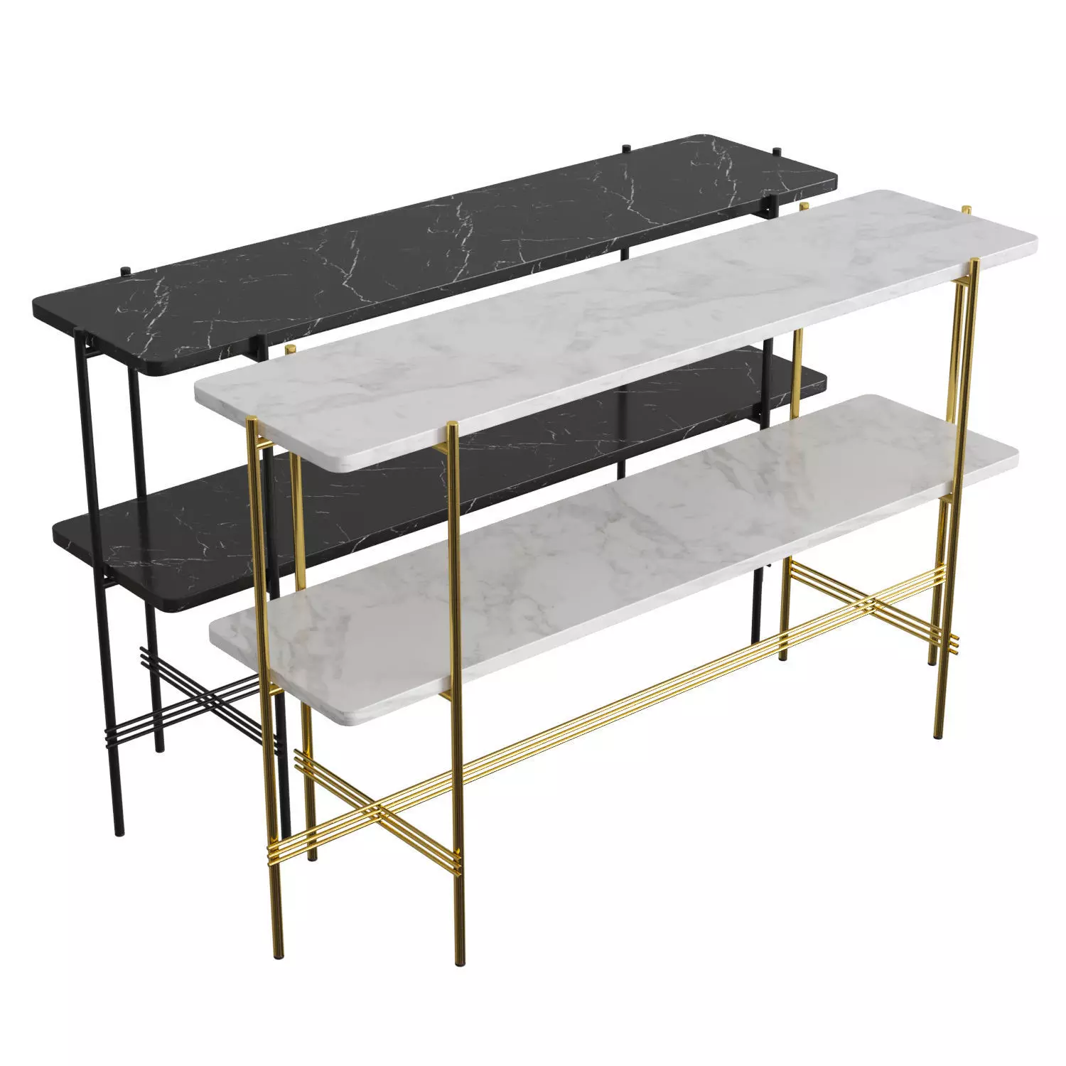 TS Console 2 Rack 3D model_0