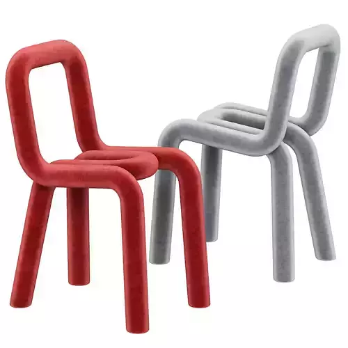 Bold Chair by Moustache 3d model Low-poly 3D model
