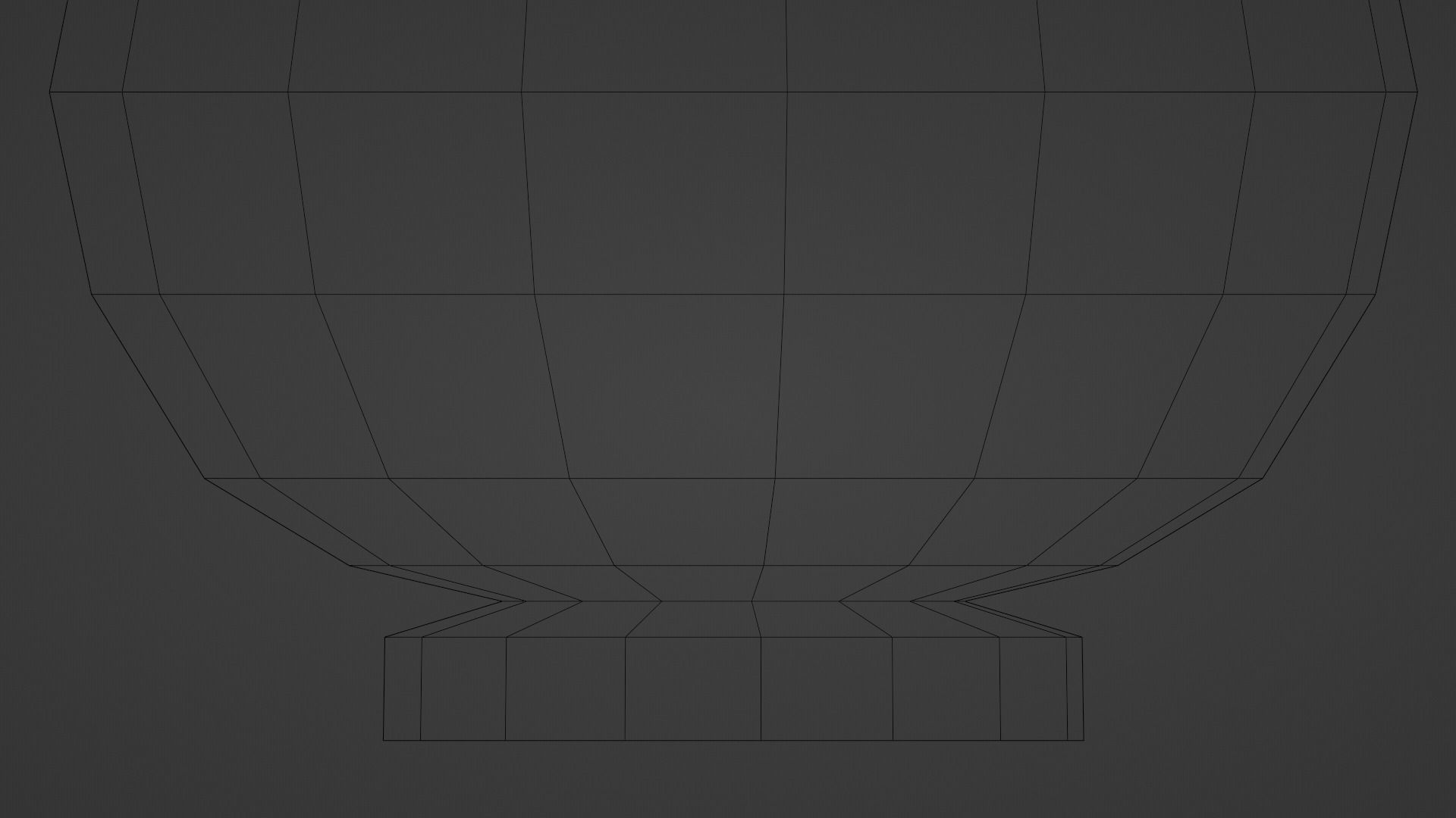 Ornate Clay Urn Low-poly 3D model_9